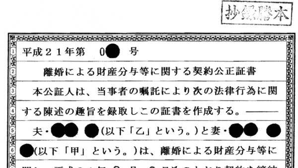 離婚協議書作成の実務